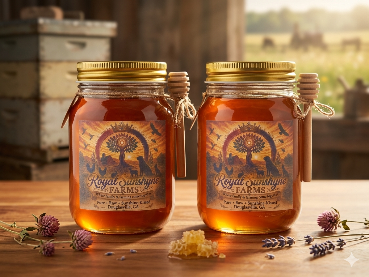 16 oz Raw Premium Honey (Spring Harvest)